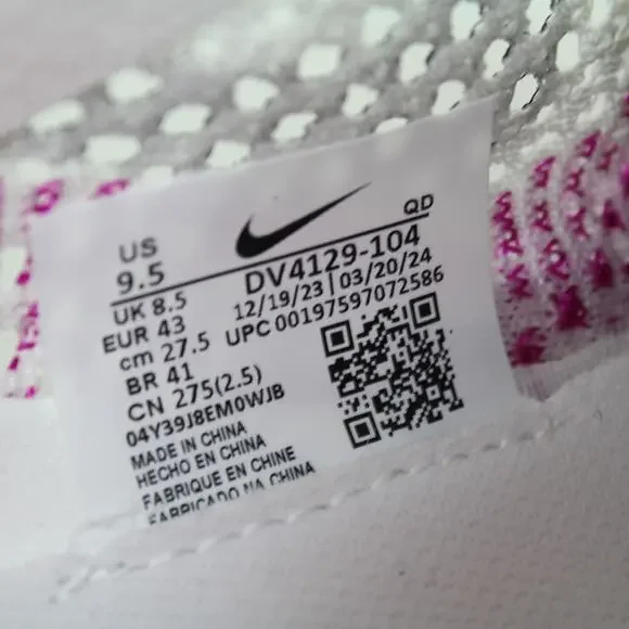 Nike ZoomX Vaporfly Next% 3 Running Vivid Purple Limited DV4129-104 Men Size 9.5 - Picture 8 of 8